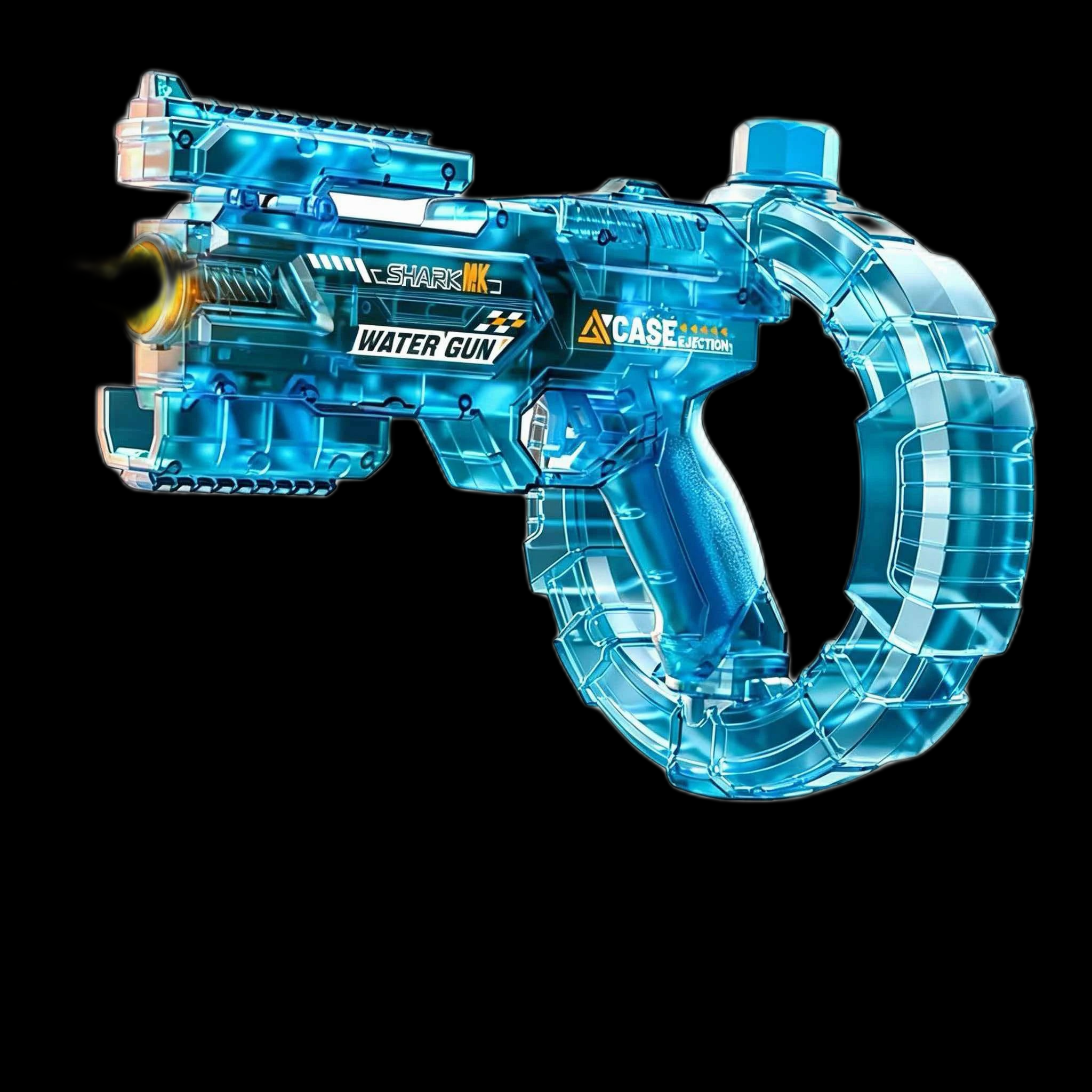 133 blue - black background