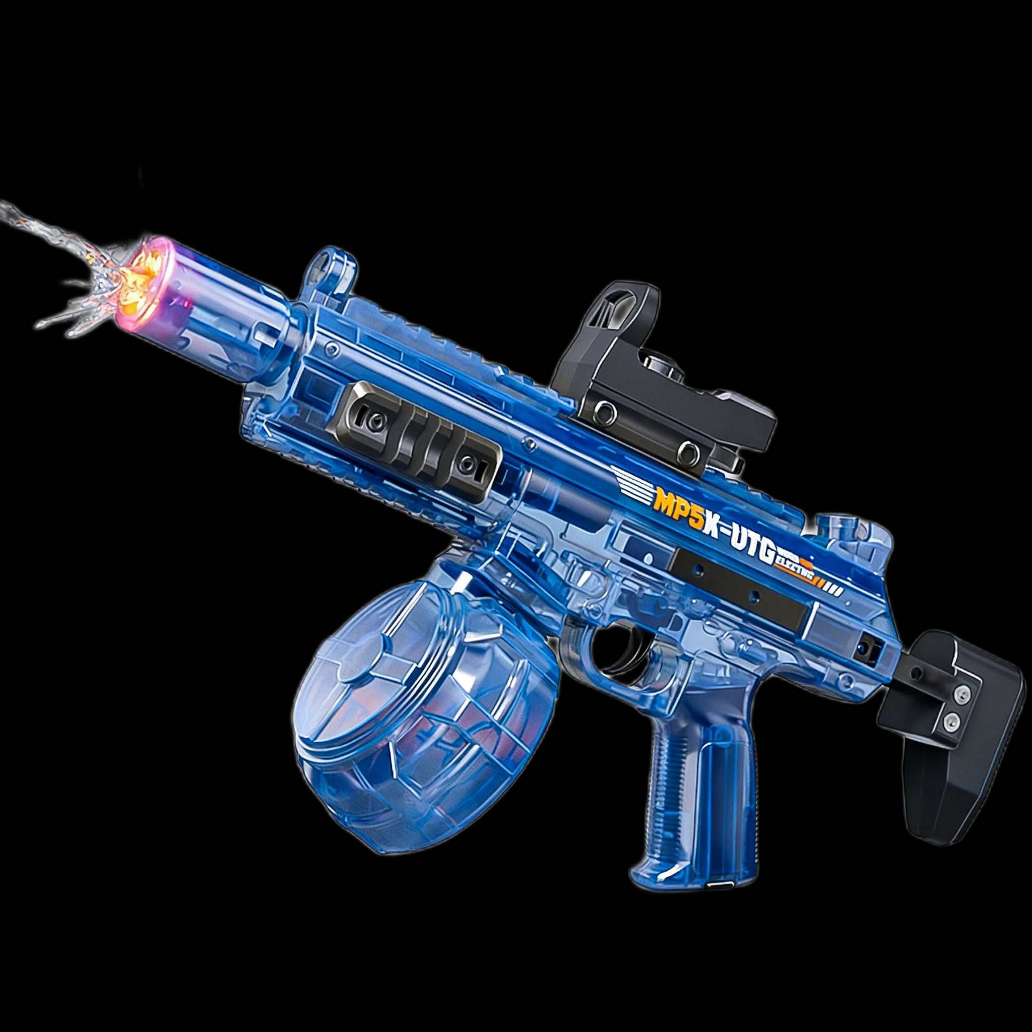 MP5K blue - black background