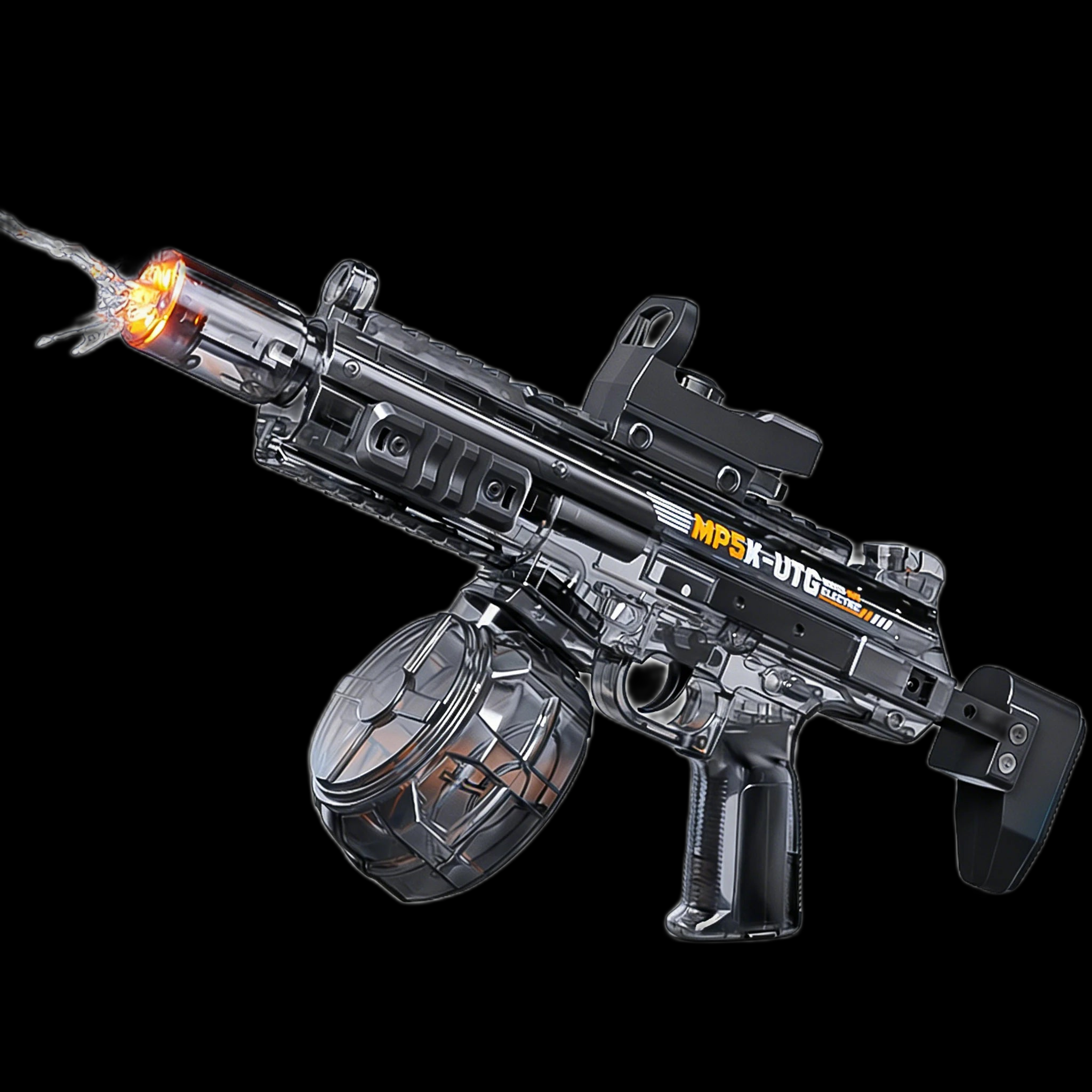 MP5K grey - black background