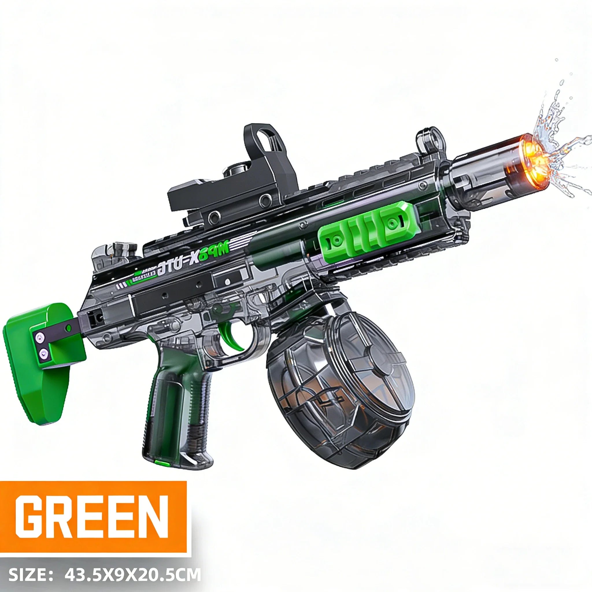 Electric Auto Water Gun with LED Lights for Summer Outdoor