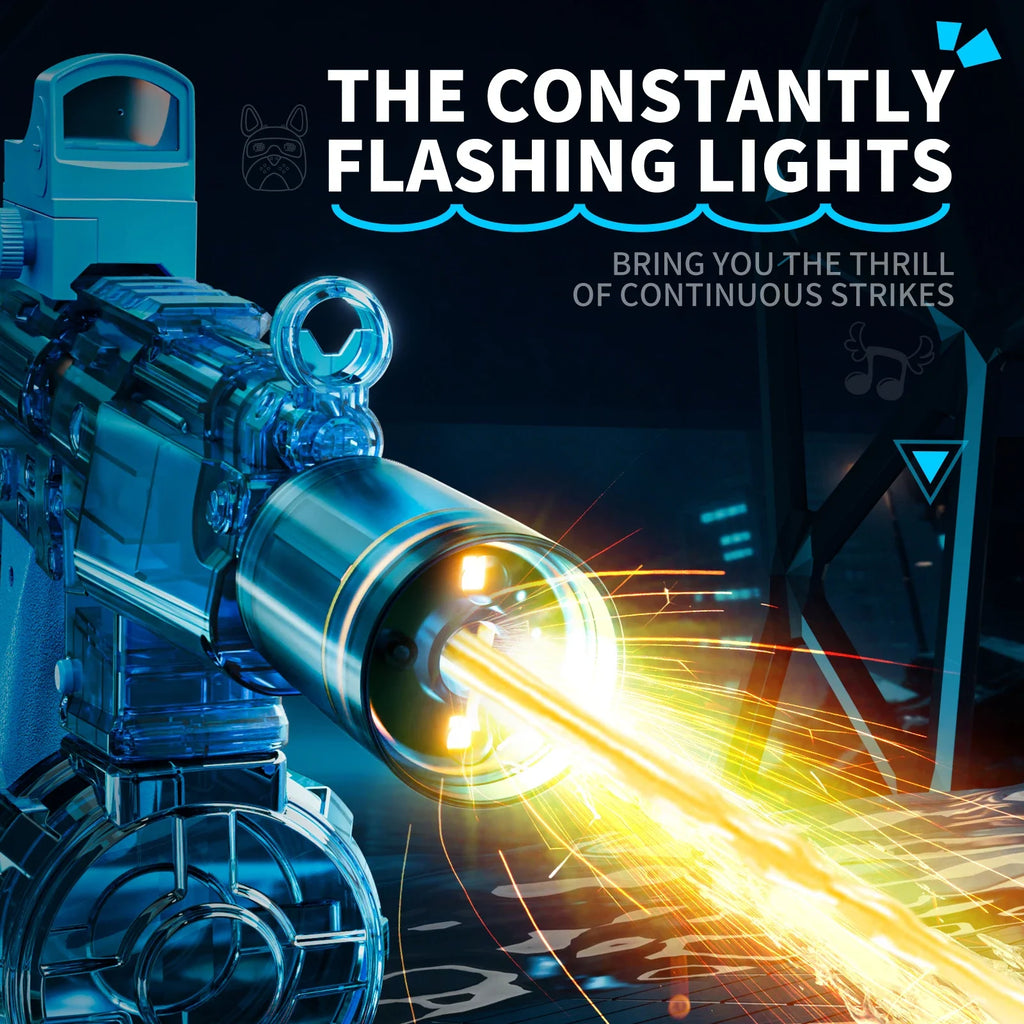Electric Auto Water Gun with LED Lights for Summer Outdoor