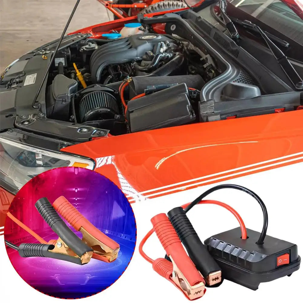 Car Jump Starter Kit with Booster Cable Adapter