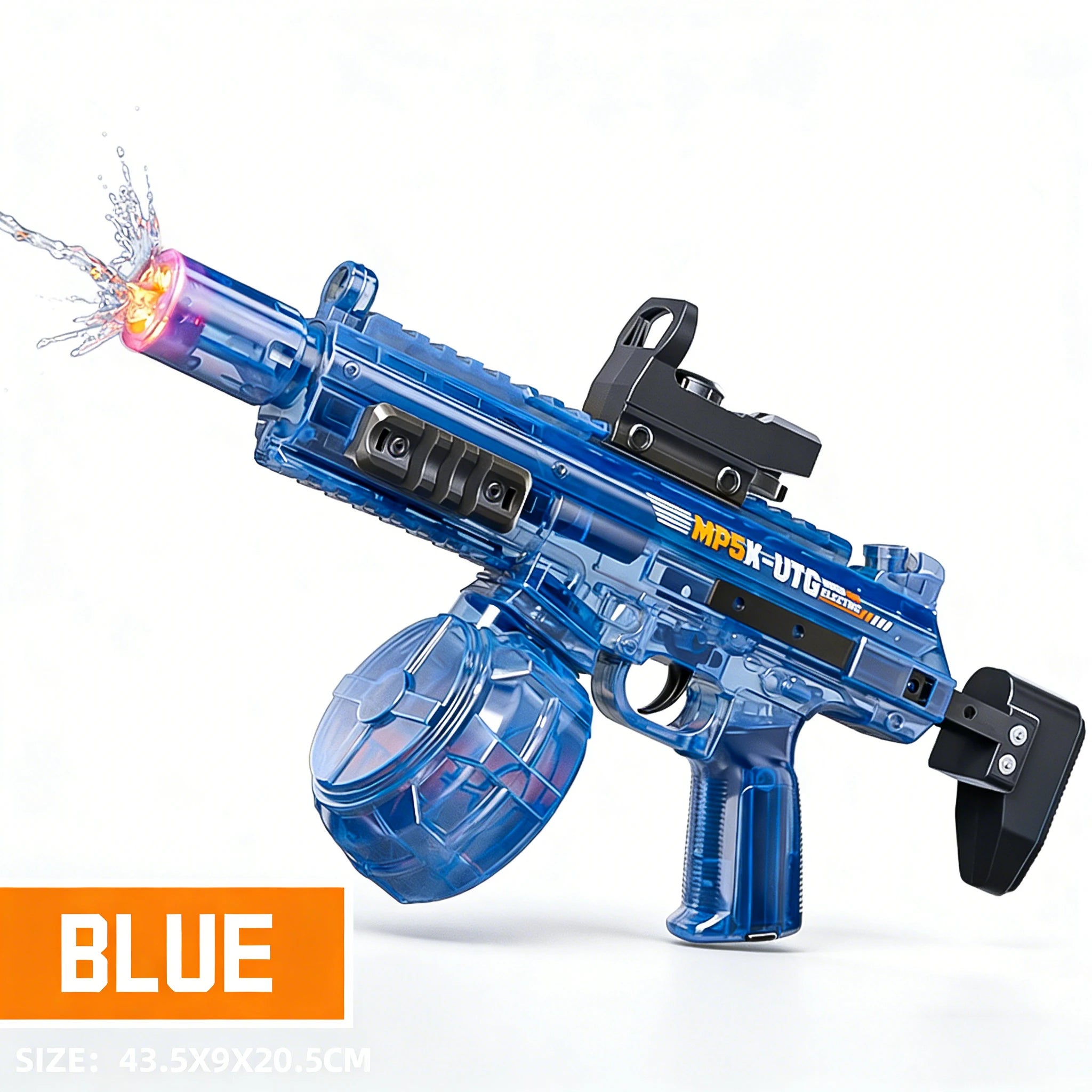 Electric Auto Water Gun with LED Lights for Summer Outdoor