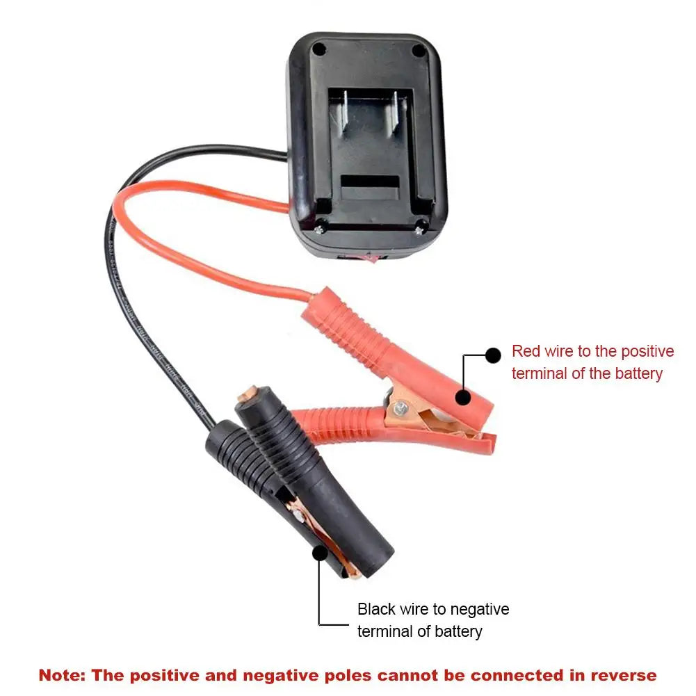 Car Jump Starter Kit with Booster Cable Adapter