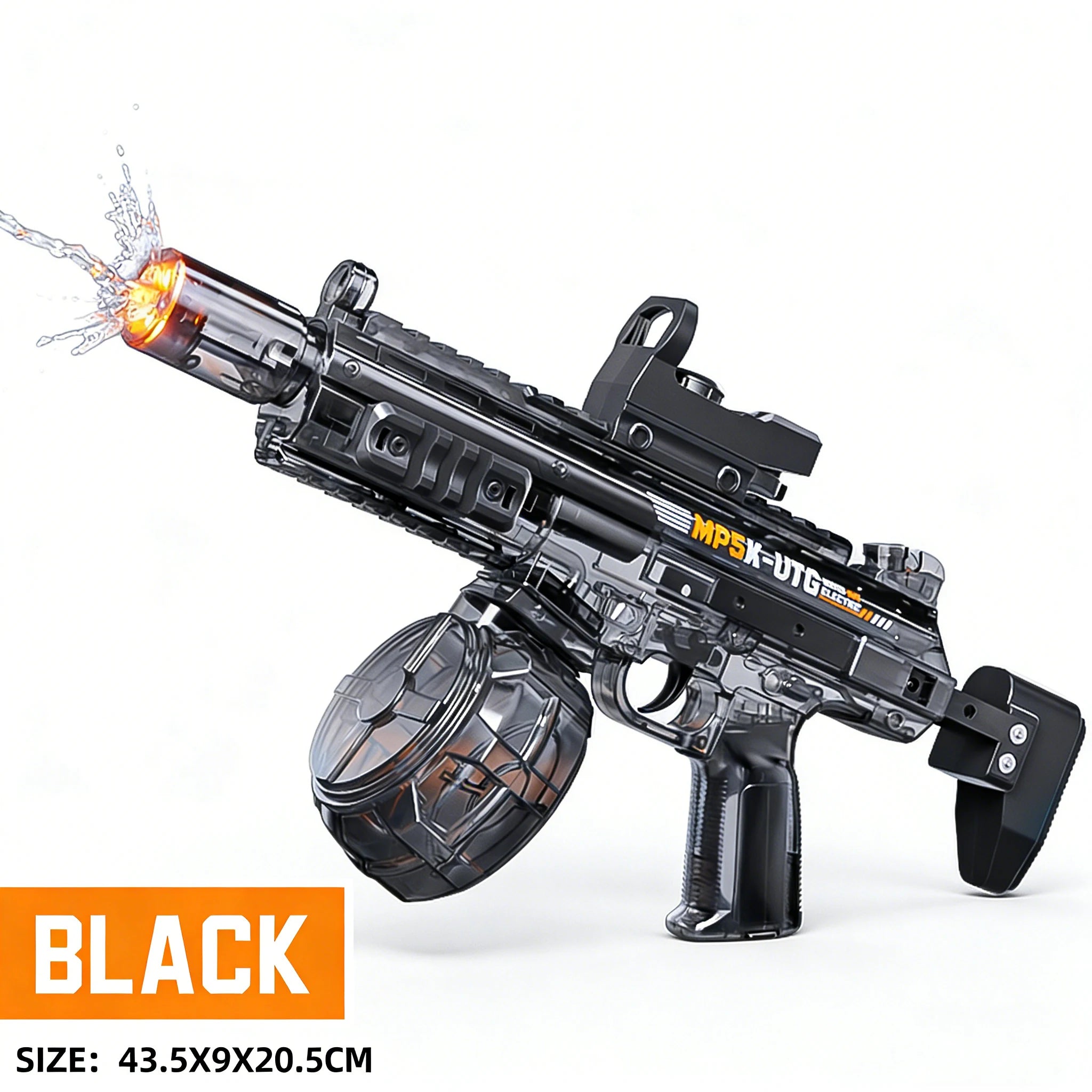 Electric Auto Water Gun with LED Lights for Summer Outdoor