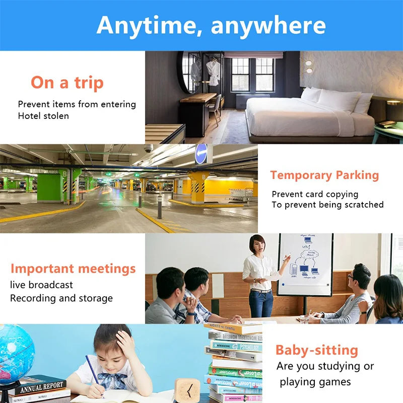 Mini WiFi Security Camera with Night Vision and Motion Detection