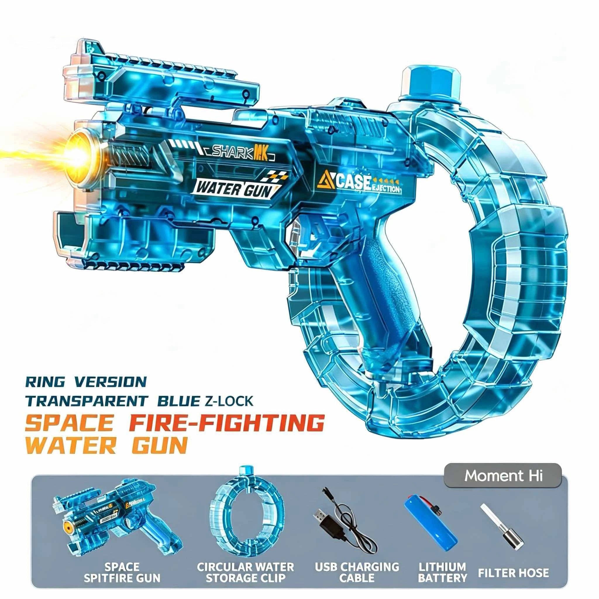 Electric Auto Water Gun with LED Lights for Summer Outdoor