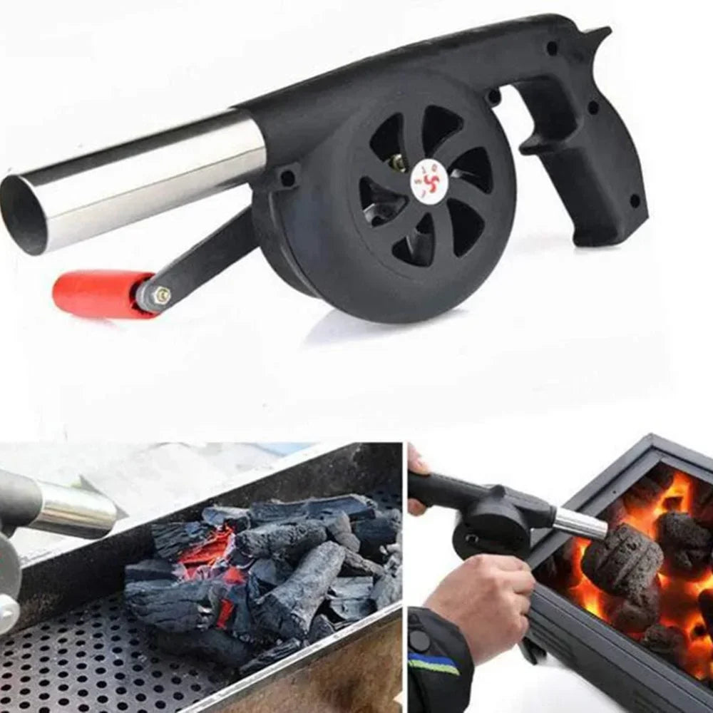 Portable BBQ Hand Blower — Outdoor Fire Starter Tool