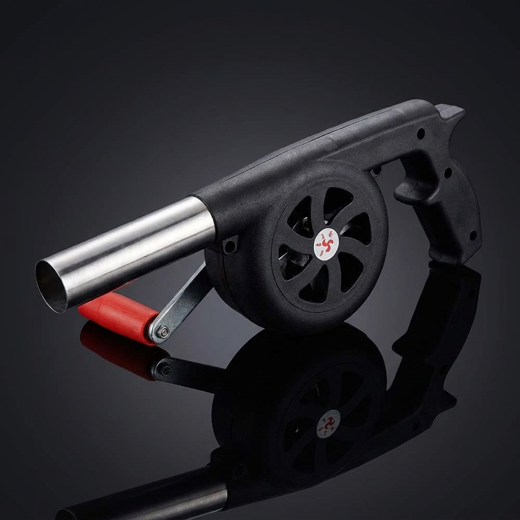 Portable BBQ Hand Blower - professional studio photo