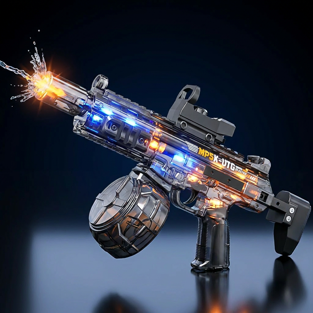 Electric Water Gun - professional studio photo