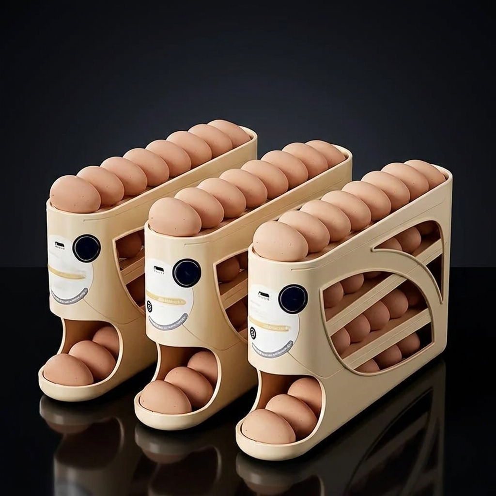 Rolling Egg Organizer - professional studio photo